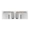 James Martin Vanities 72'' Double Vanity, Bright White w/ 3 CM Arctic Fall Solid Surface Top 424-V72-BW-3AF - alternate 4